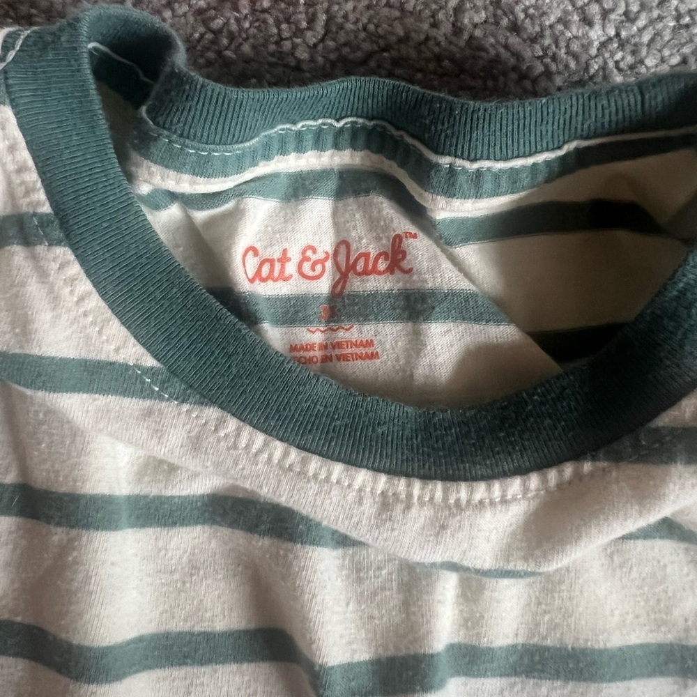 Cat & Jack Kids Striped and Colorblock Long Sleeve Tops Bundle 3T - Picture 5 of 7